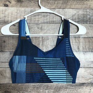 Brooks Women's Convertible Sports Bra for High Impact Running Size 32D Blue